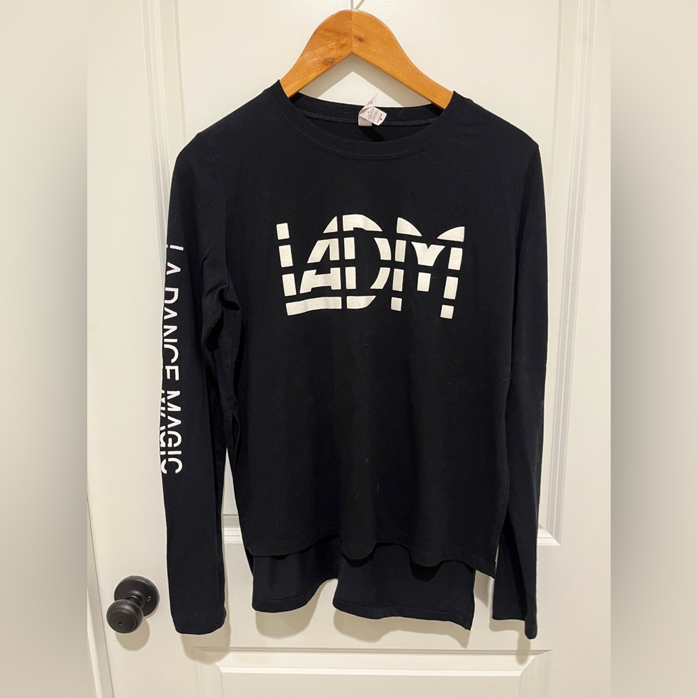 LADM Dance Black Long Sleeve Top.